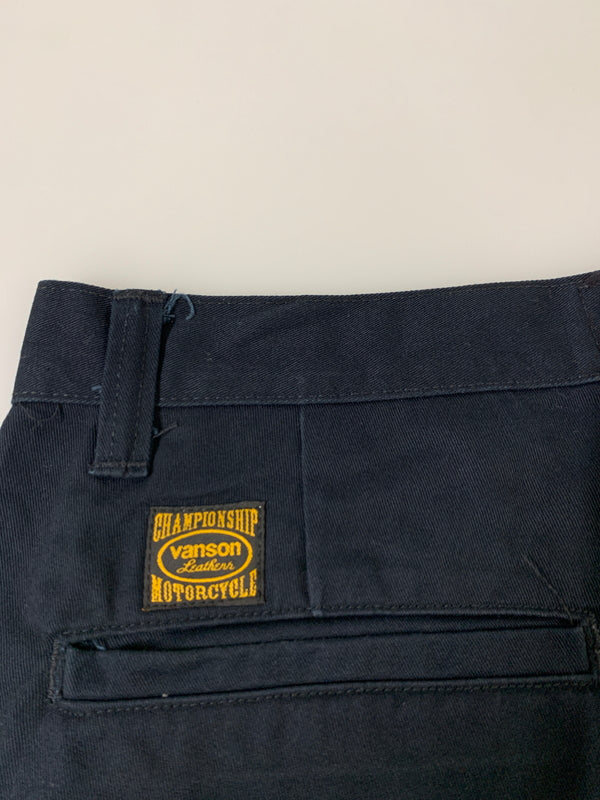 【中古品】【メンズ】 VANSON バンソン CROSSBONE PANTS クロスボーンパンツ ハーフパンツ ボトムス 156-260604-AS-41-min サイズ：30 カラー：ブラック 万代Net店