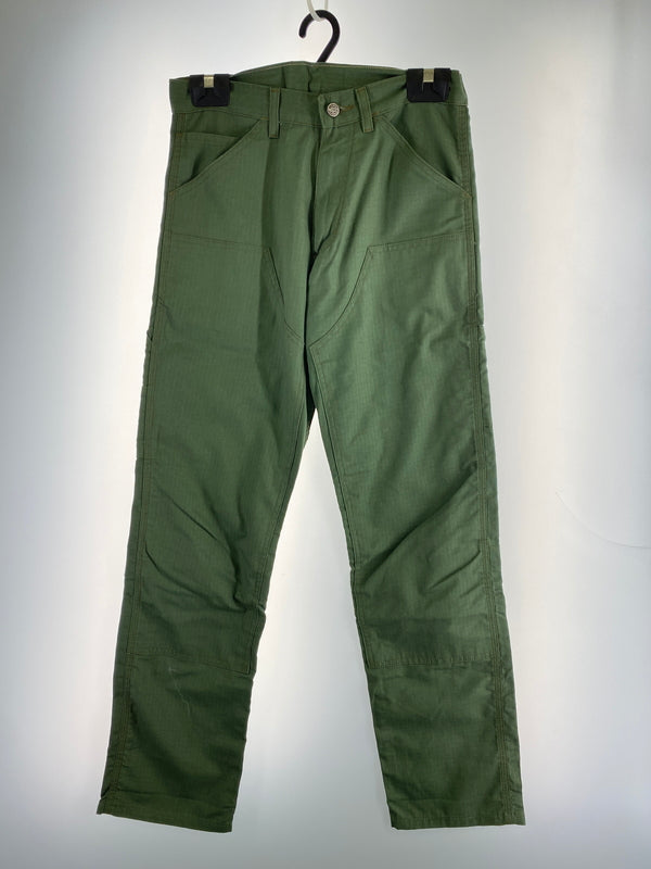 【中古品】【メンズ】 BEMIDJI WOOLEN MILLS べミジウーレンミルズ リップストップダブルニーパンツ ボトムス 156-260604-AS-35-min サイズ：30 カラー：オリーブグリーン 万代Net店