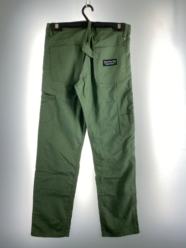 【中古品】【メンズ】 BEMIDJI WOOLEN MILLS べミジウーレンミルズ リップストップダブルニーパンツ ボトムス 156-260604-AS-35-min サイズ：30 カラー：オリーブグリーン 万代Net店