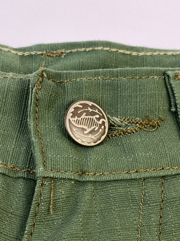 【中古品】【メンズ】 BEMIDJI WOOLEN MILLS べミジウーレンミルズ リップストップダブルニーパンツ ボトムス 156-260604-AS-35-min サイズ：30 カラー：オリーブグリーン 万代Net店