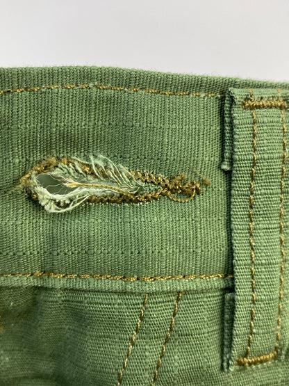 【中古品】【メンズ】 BEMIDJI WOOLEN MILLS べミジウーレンミルズ リップストップダブルニーパンツ ボトムス 156-260604-AS-35-min サイズ：30 カラー：オリーブグリーン 万代Net店