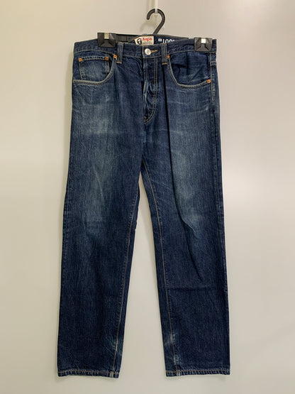 【中古品】【メンズ】 AAPE BY A BATHING APE エーエイプバイアベイシングエイプ LOOSE DENIM PANTS デニムパンツ 153-260604-AS-43-min サイズ：L カラー：インディゴ 万代Net店