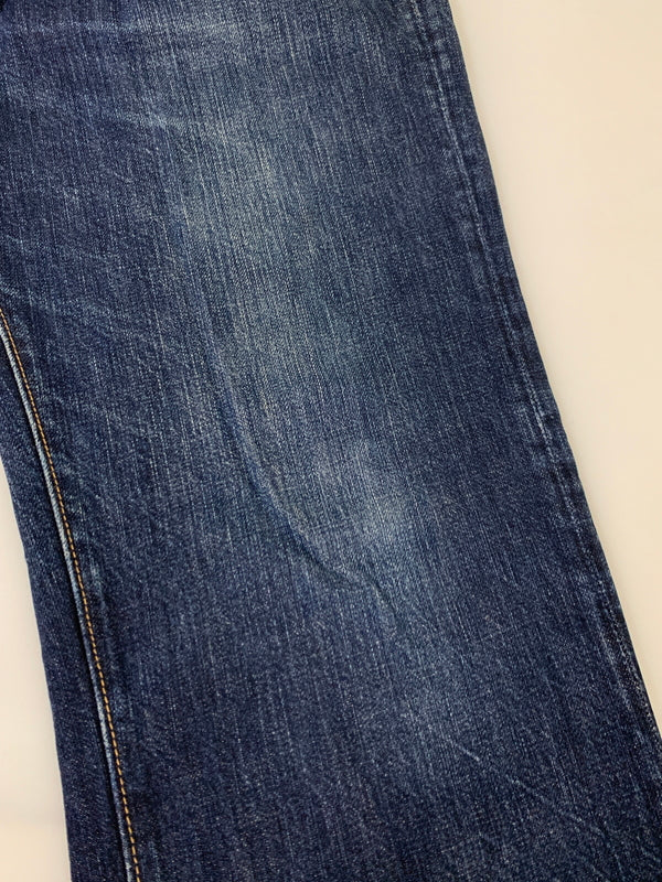 【中古品】【メンズ】 AAPE BY A BATHING APE エーエイプバイアベイシングエイプ LOOSE DENIM PANTS デニムパンツ 153-260604-AS-43-min サイズ：L カラー：インディゴ 万代Net店