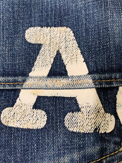 【中古品】【メンズ】 AAPE BY A BATHING APE エーエイプバイアベイシングエイプ LOOSE DENIM PANTS デニムパンツ 153-260604-AS-43-min サイズ：L カラー：インディゴ 万代Net店