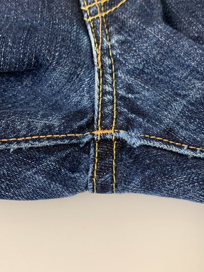【中古品】【メンズ】 AAPE BY A BATHING APE エーエイプバイアベイシングエイプ LOOSE DENIM PANTS デニムパンツ 153-260604-AS-43-min サイズ：L カラー：インディゴ 万代Net店