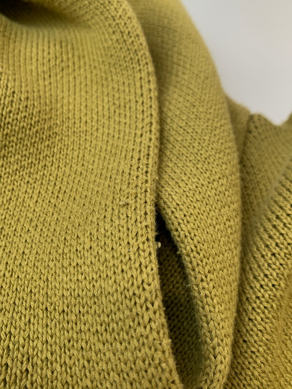 【中古品】【メンズ】 ESSENTIALS エッセンシャルズ × FEAR OF GOD フィアオブゴッド LS KNIT HOODED ニット プルオーバーパーカー 142-260508-AS-5-min サイズ：L カラー：カーキ 万代Net店