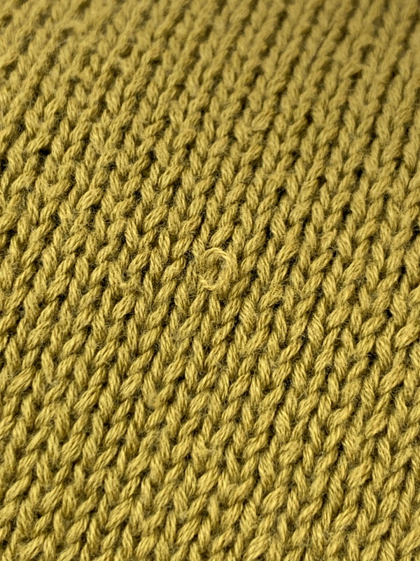 【中古品】【メンズ】 ESSENTIALS エッセンシャルズ × FEAR OF GOD フィアオブゴッド LS KNIT HOODED ニット プルオーバーパーカー 142-260508-AS-5-min サイズ：L カラー：カーキ 万代Net店