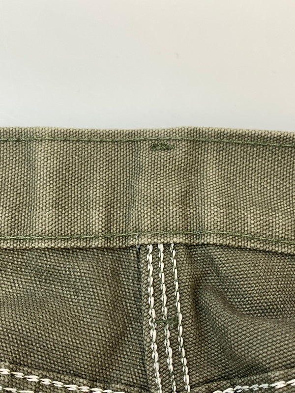 【中古品】【メンズ】 DICKIES ディッキーズ DUCK PAINTER PANTS OLIVE ダック ペインターパンツ メンズ ボトムス コットン ワークパンツ 158-260612-em-08-min サイズ：W36×L32 カラー：オリーブ 万代Net店