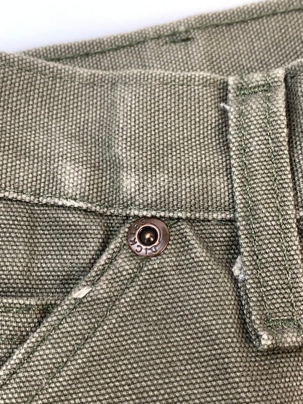 【中古品】【メンズ】 DICKIES ディッキーズ DUCK PAINTER PANTS OLIVE ダック ペインターパンツ メンズ ボトムス コットン ワークパンツ 158-260612-em-08-min サイズ：W36×L32 カラー：オリーブ 万代Net店