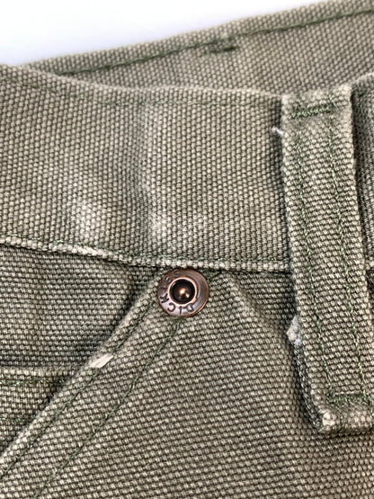 【中古品】【メンズ】 DICKIES ディッキーズ DUCK PAINTER PANTS OLIVE ダック ペインターパンツ メンズ ボトムス コットン ワークパンツ 158-260612-em-08-min サイズ：W36×L32 カラー：オリーブ 万代Net店