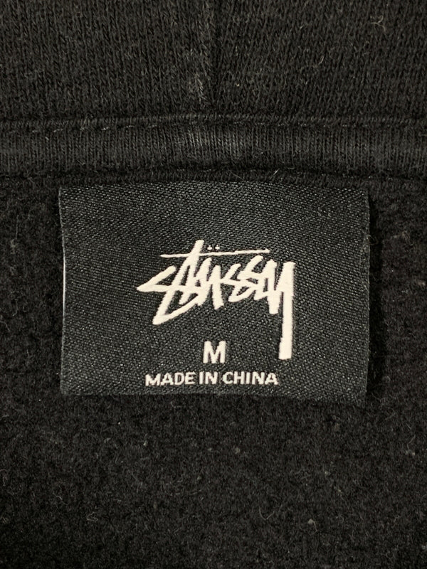 【中古品】【メンズ】 STUSSY ステューシー ×FPAR フォーピーエーアール QR HOODIE プルオーバーパーカー 142-260508-AS-67-min サイズ：M カラー：ブラック 万代Net店