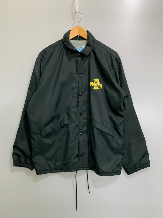 【中古品】【メンズ】 LUKER MAJOR FORCE ルーカー メジャーフォース USA製 COACH JACKET コーチジャケット アウター 146-260522-SH-13-min サイズ：M カラー：ブラック 万代Net店