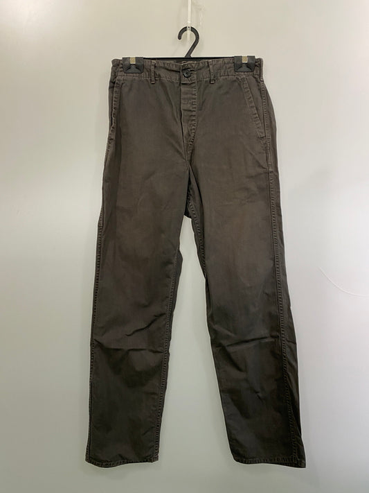 【中古品】【メンズ】 OR SLOW オアスロウ ヘリンボーン ワークパンツ メンズ ボトムス 151-260524-em-35-min サイズ：M カラー：グレー 万代Net店