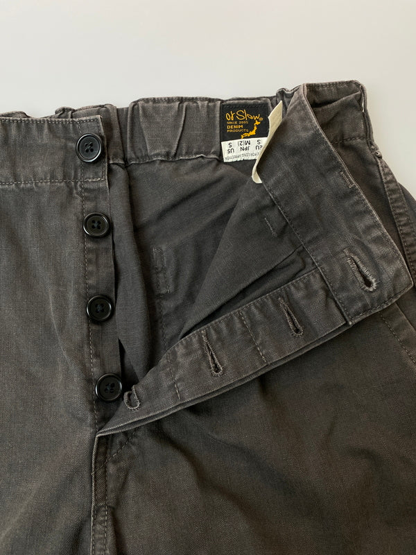 【中古品】【メンズ】 OR SLOW オアスロウ ヘリンボーン ワークパンツ メンズ ボトムス 151-260524-em-35-min サイズ：M カラー：グレー 万代Net店