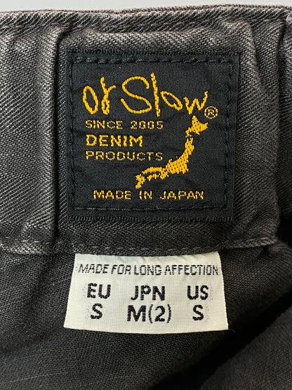 【中古品】【メンズ】 OR SLOW オアスロウ ヘリンボーン ワークパンツ メンズ ボトムス 151-260524-em-35-min サイズ：M カラー：グレー 万代Net店
