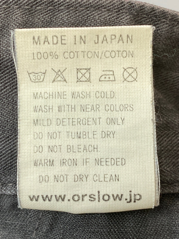 【中古品】【メンズ】 OR SLOW オアスロウ ヘリンボーン ワークパンツ メンズ ボトムス 151-260524-em-35-min サイズ：M カラー：グレー 万代Net店