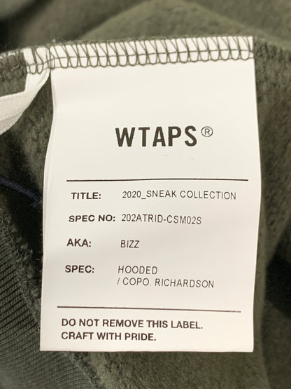 【中古品】【メンズ】 WTAPS ダブルタップス × RICHARDSON リチャードソン 20AW 202ATRID-CSM02S BIZZ ZIP HOODIE プルオーバーパーカー 142-260508-AS-68-min サイズ：02 カラー：オリーブ 万代Net店