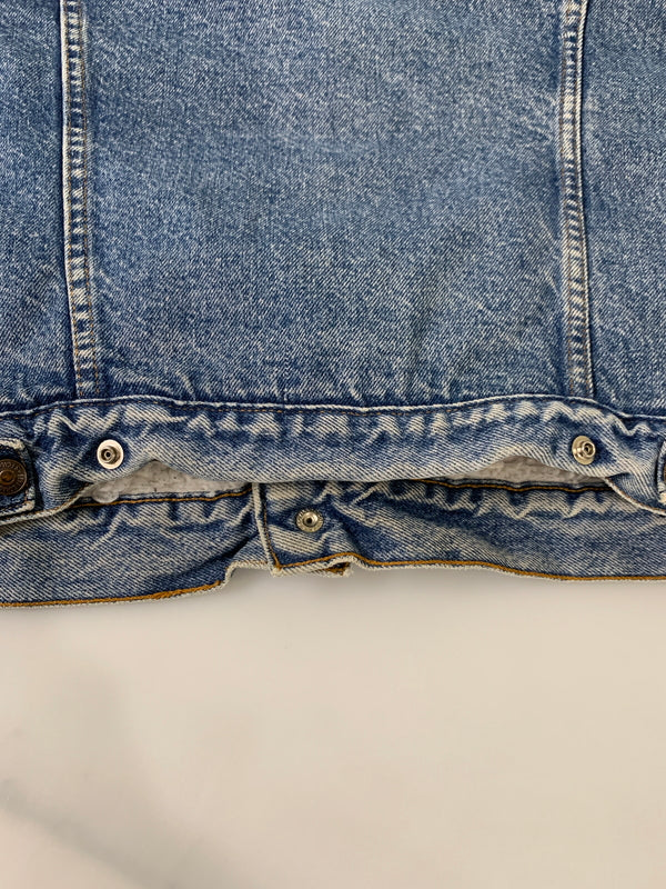 【現状渡し品】【メンズ】 LEVI'S リーバイス 70609-0218 DENIM BOA JACKET デニムボアジャケット 146-260523-zi-07-min サイズ：S カラー：インディゴ 万代Net店