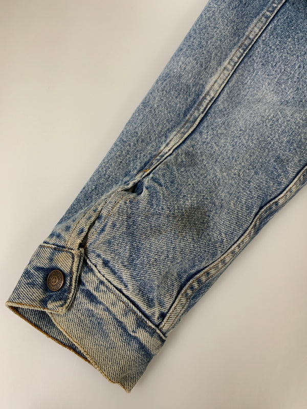 【現状渡し品】【メンズ】 LEVI'S リーバイス 70609-0218 DENIM BOA JACKET デニムボアジャケット 146-260523-zi-07-min サイズ：S カラー：インディゴ 万代Net店