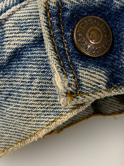 【現状渡し品】【メンズ】 LEVI'S リーバイス 70609-0218 DENIM BOA JACKET デニムボアジャケット 146-260523-zi-07-min サイズ：S カラー：インディゴ 万代Net店