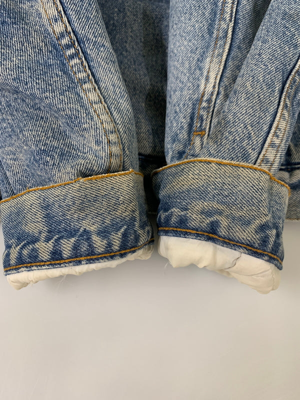 【現状渡し品】【メンズ】 LEVI'S リーバイス 70609-0218 DENIM BOA JACKET デニムボアジャケット 146-260523-zi-07-min サイズ：S カラー：インディゴ 万代Net店