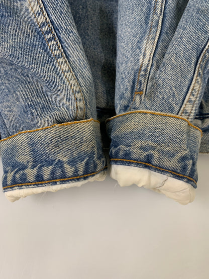 【現状渡し品】【メンズ】 LEVI'S リーバイス 70609-0218 DENIM BOA JACKET デニムボアジャケット 146-260523-zi-07-min サイズ：S カラー：インディゴ 万代Net店