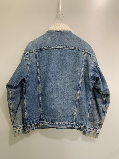 【現状渡し品】【メンズ】 LEVI'S リーバイス 70609-0218 DENIM BOA JACKET デニムボアジャケット 146-260523-zi-07-min サイズ：S カラー：インディゴ 万代Net店