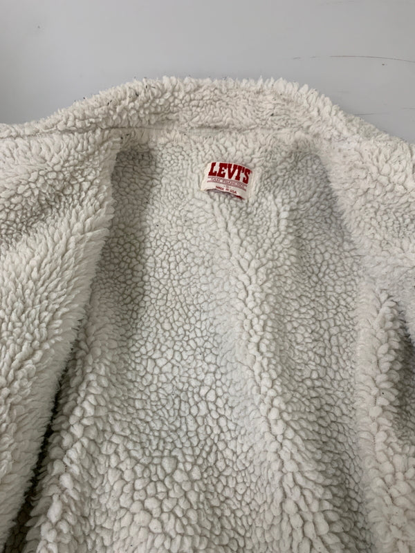 【現状渡し品】【メンズ】 LEVI'S リーバイス 70609-0218 DENIM BOA JACKET デニムボアジャケット 146-260523-zi-07-min サイズ：S カラー：インディゴ 万代Net店