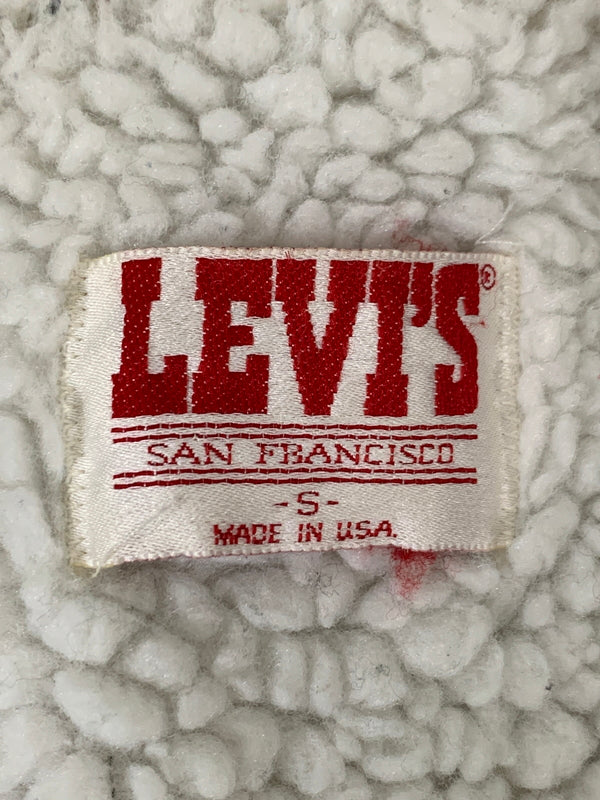 【現状渡し品】【メンズ】 LEVI'S リーバイス 70609-0218 DENIM BOA JACKET デニムボアジャケット 146-260523-zi-07-min サイズ：S カラー：インディゴ 万代Net店