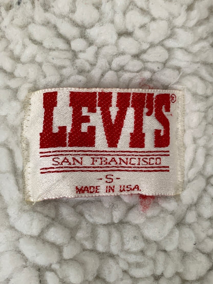 【現状渡し品】【メンズ】 LEVI'S リーバイス 70609-0218 DENIM BOA JACKET デニムボアジャケット 146-260523-zi-07-min サイズ：S カラー：インディゴ 万代Net店