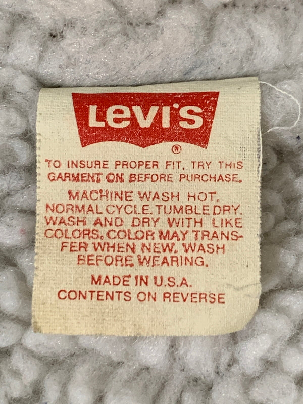 【現状渡し品】【メンズ】 LEVI'S リーバイス 70609-0218 DENIM BOA JACKET デニムボアジャケット 146-260523-zi-07-min サイズ：S カラー：インディゴ 万代Net店