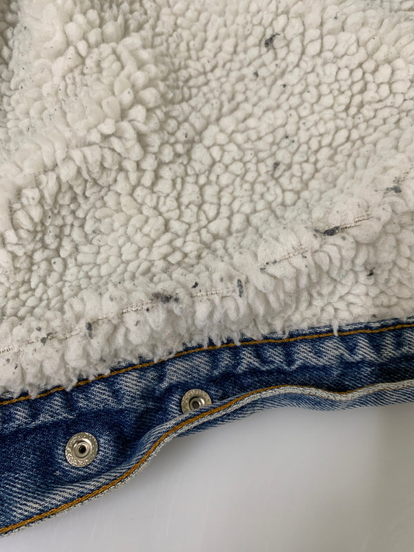 【現状渡し品】【メンズ】 LEVI'S リーバイス 70609-0218 DENIM BOA JACKET デニムボアジャケット 146-260523-zi-07-min サイズ：S カラー：インディゴ 万代Net店