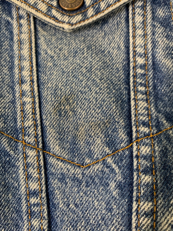 【現状渡し品】【メンズ】 LEVI'S リーバイス 70609-0218 DENIM BOA JACKET デニムボアジャケット 146-260523-zi-07-min サイズ：S カラー：インディゴ 万代Net店