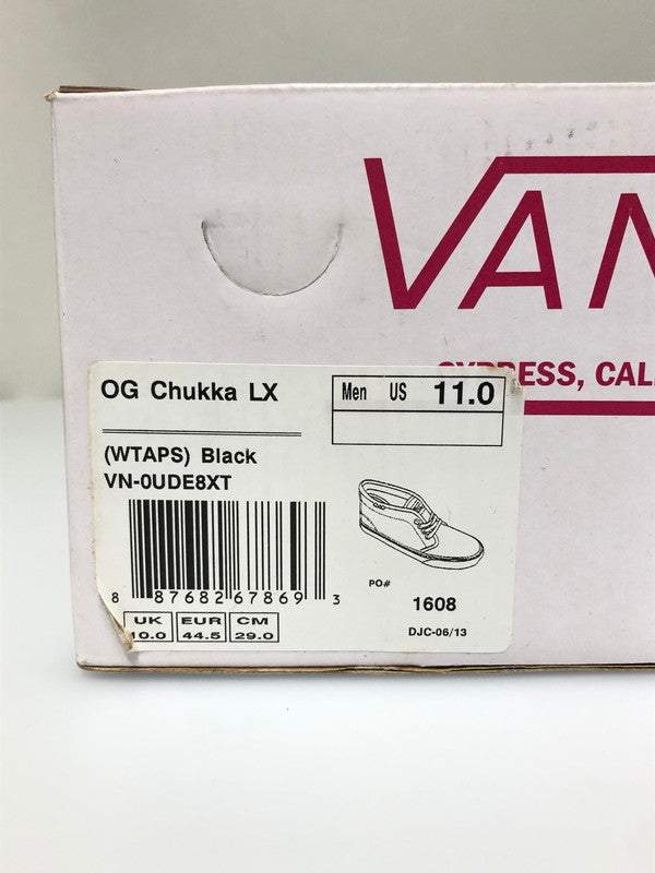 【現状渡し品】【メンズ】 WTAPS ダブルタップス ×VANS バンズ VN-0UDE8XT OG CHUKKA LX 靴 シューズ スニーカー 162-260508-AS-98-min サイズ：29.0cm カラー：ブラック/ホワイト 万代Net店