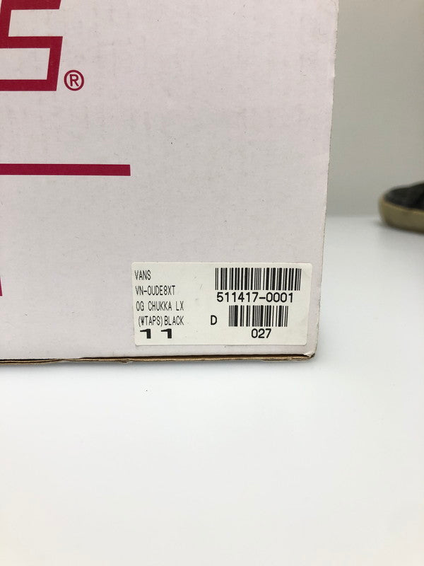 【現状渡し品】【メンズ】 WTAPS ダブルタップス ×VANS バンズ VN-0UDE8XT OG CHUKKA LX 靴 シューズ スニーカー 162-260508-AS-98-min サイズ：29.0cm カラー：ブラック/ホワイト 万代Net店