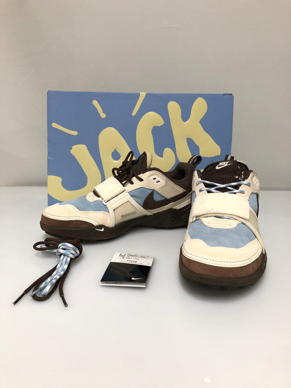 【中古品】【メンズ】 TRAVIS SCOTT トラヴィス・スコット ×NIKE ナイキ HQ3072-400 ZOOM FIELD JAXX 靴 シューズ スニーカー 160-260508-AS-93-min サイズ：28.5cm カラー：LECHE BLUE/BARQQUE BROWN 万代Net店