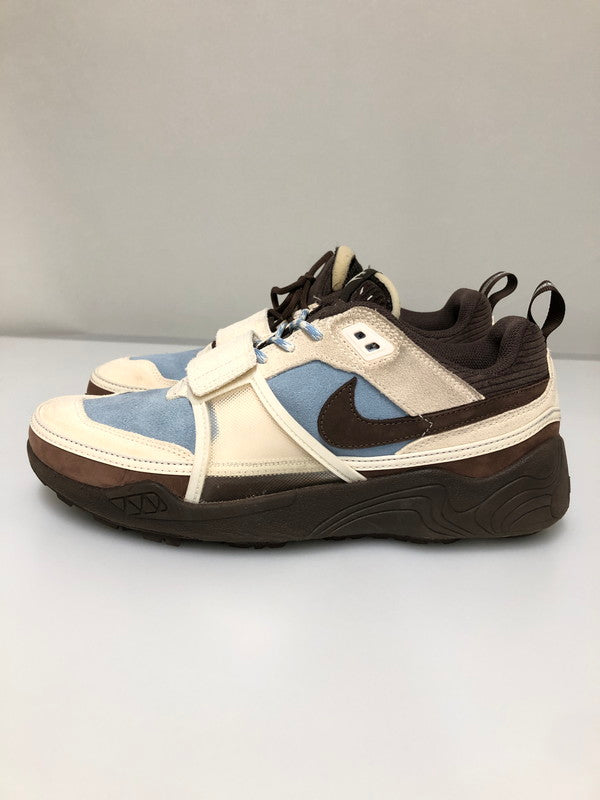 【中古品】【メンズ】 TRAVIS SCOTT トラヴィス・スコット ×NIKE ナイキ HQ3072-400 ZOOM FIELD JAXX 靴 シューズ スニーカー 160-260508-AS-93-min サイズ：28.5cm カラー：LECHE BLUE/BARQQUE BROWN 万代Net店