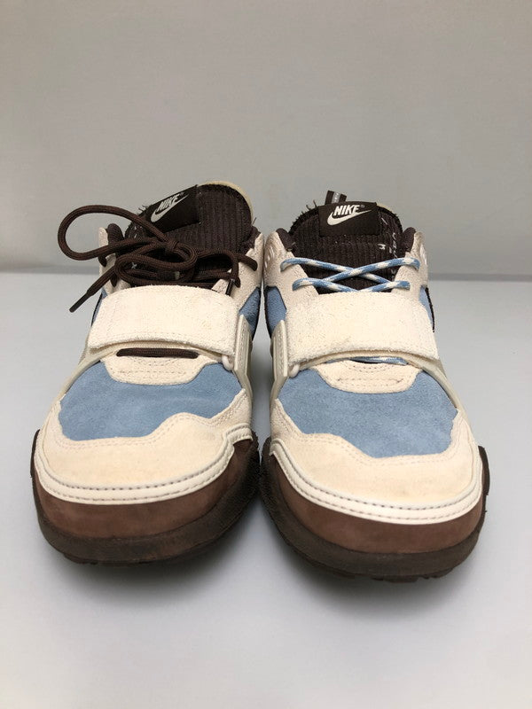 【中古品】【メンズ】 TRAVIS SCOTT トラヴィス・スコット ×NIKE ナイキ HQ3072-400 ZOOM FIELD JAXX 靴 シューズ スニーカー 160-260508-AS-93-min サイズ：28.5cm カラー：LECHE BLUE/BARQQUE BROWN 万代Net店