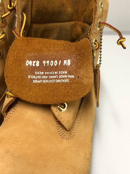 【中古品】【メンズ】 TIMBERLAND ティンバーランド 10066 6INCH BASIC BOOT 靴 シューズ ブーツ 165-260508-AS-103-min サイズ：8W カラー：ライトブラウン 万代Net店