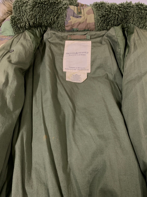 【現状渡し品】【メンズ】 DENIM&SUPPLY RALPH LAUREN デニムアンドサプライラルフローレン CAMO N-2B JACKET アウター 146-260508-AS-83-min サイズ：M カラー：カモフラージュ 万代Net店