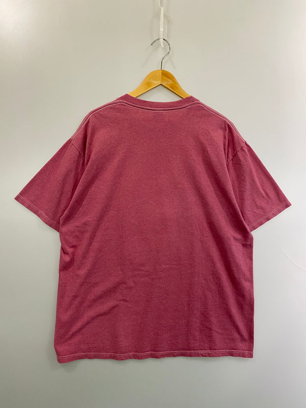 【中古品】【メンズ】 DISNEY ディズニー 90S MICKEY TEE 90年代 ミッキーマウス プリント 半袖 Tシャツ ヴィンテージ メンズ トップス 146-260521-em-33-min サイズ：XL カラー：ワインレッド 万代Net店