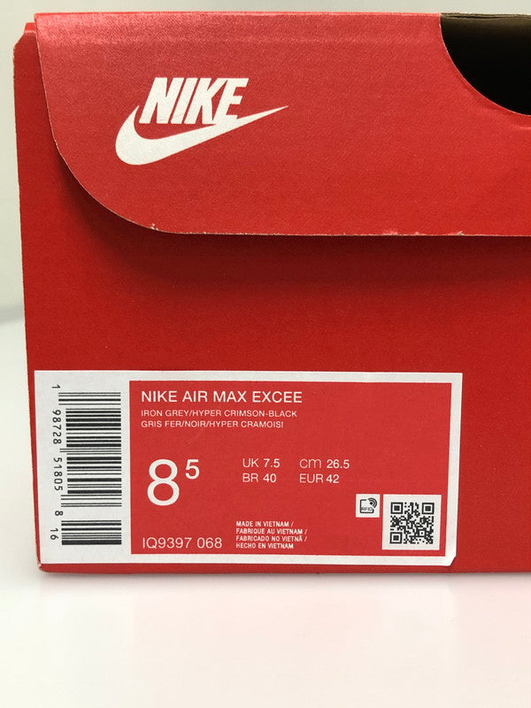 【中古美品】【メンズ】 NIKE ナイキ IQ9397-068 AIR MAX EXCEE 靴 シューズ スニーカー 160-260508-AS-96-min サイズ：26.5cm カラー：IRON GREY/HYPER CRIMSON-BLACK 万代Net店