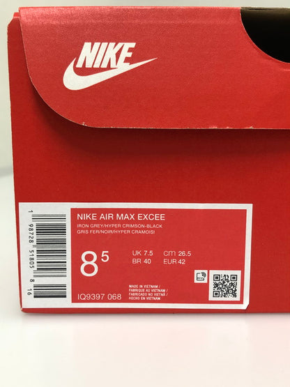 【中古美品】【メンズ】 NIKE ナイキ IQ9397-068 AIR MAX EXCEE 靴 シューズ スニーカー 160-260508-AS-96-min サイズ：26.5cm カラー：IRON GREY/HYPER CRIMSON-BLACK 万代Net店