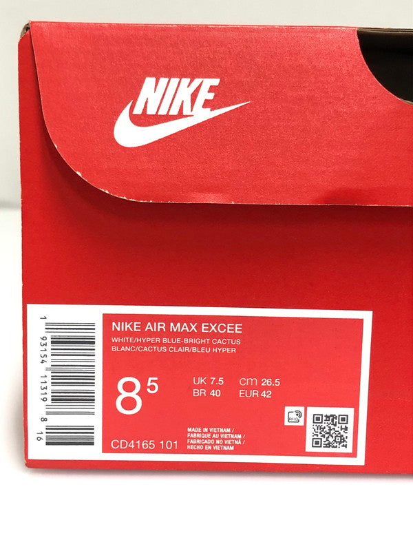 【中古美品】【メンズ】 NIKE ナイキ CD4165-101 AIR MAX EXCEE 靴 シューズ スニーカー 160-260508-AS-95-min サイズ：26.5cm カラー：WHITE/HYPER BLUE-BRIGHT CACTUS 万代Net店