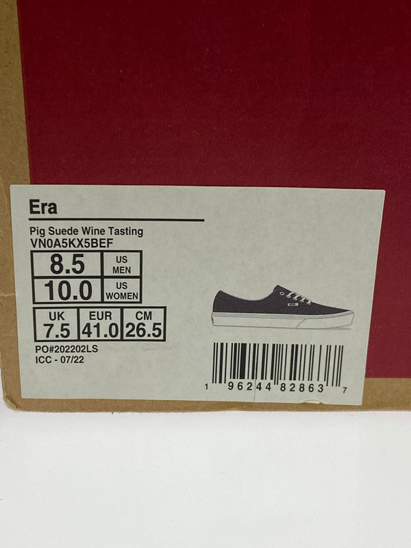 【現状渡し品】【メンズ】 VANS バンズ VN0A5KX5BEF ERA PIG SUEDE WINE TASTING 靴 シューズ 163-260509-zi-16-min サイズ：26.5cm カラー：パープル系 万代Net店