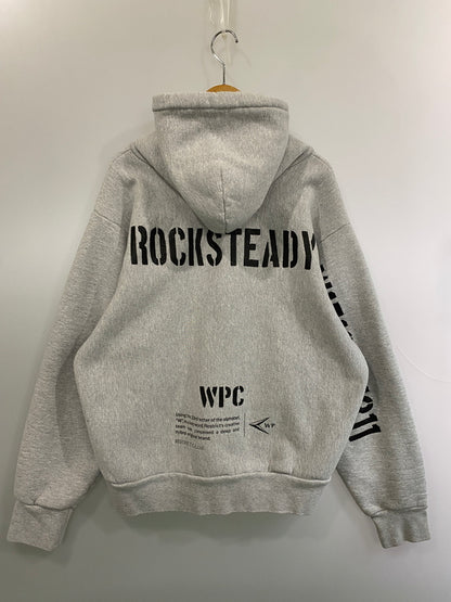 【中古品】【メンズ】 WP ダブリューピー × CAMBER キャンバー ROCKSTEADY ZIP PARKA ロックステディー ジップ パーカー メンズ トップス フーディー アークネッツ 145-260521-em-27-min サイズ：XL カラー：ライトグレー 万代Net店