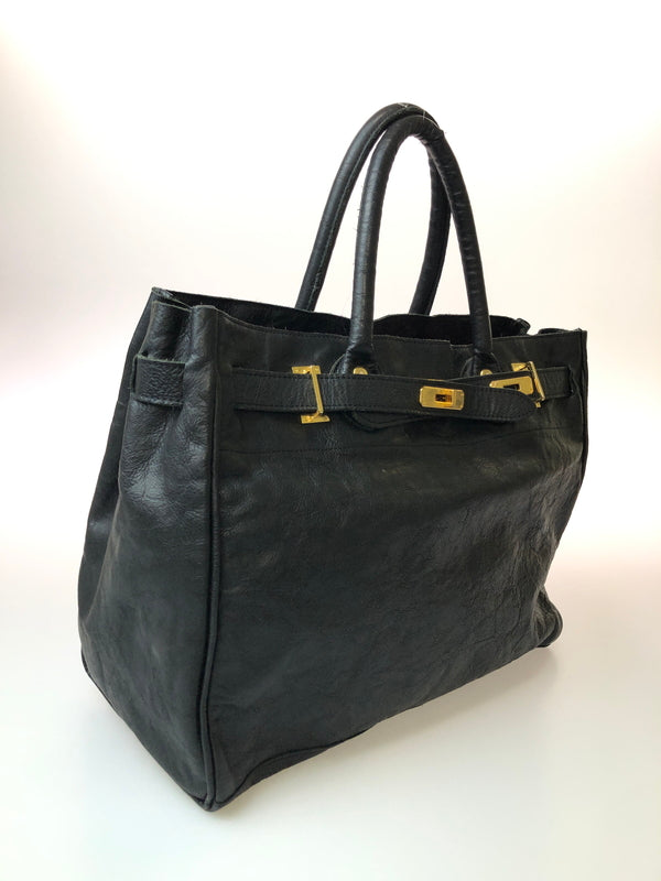 【現状渡し品】【メンズ/レディース】 SITA PARANTICA シータパランティカ TOTE BAG トートバッグ カバン 188-260519-em-14-min カラー：ブラック 万代Net店