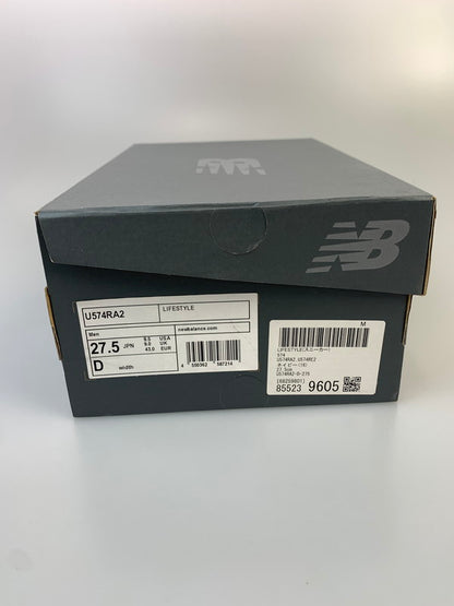 【中古品】【メンズ】 NEW BALANCE ニューバランス U574RA2 ローカット スニーカー 靴 163-260509-kk-06-min カラー：DARK BLUE 万代Net店
