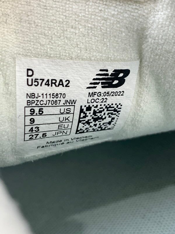 【中古品】【メンズ】 NEW BALANCE ニューバランス U574RA2 ローカット スニーカー 靴 163-260509-kk-06-min カラー：DARK BLUE 万代Net店