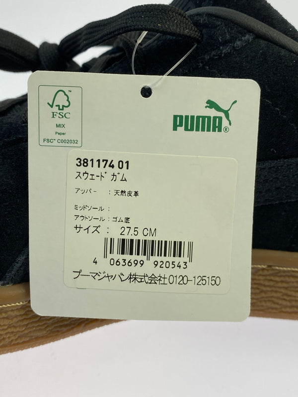 【中古品】【メンズ】 PUMA プーマ 381174-01 SUEDE GUM 靴 シューズ SNEAKER スニーカー 162-260509-zi-13-min サイズ：27.5cm カラー：ブラック 万代Net店